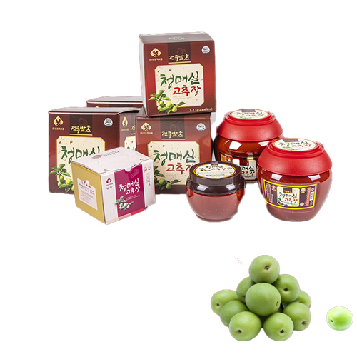 진조미 청매실 태양초고추장3.2kg